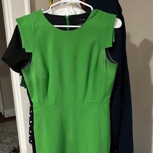 J. Crew Resume Dress in Green
